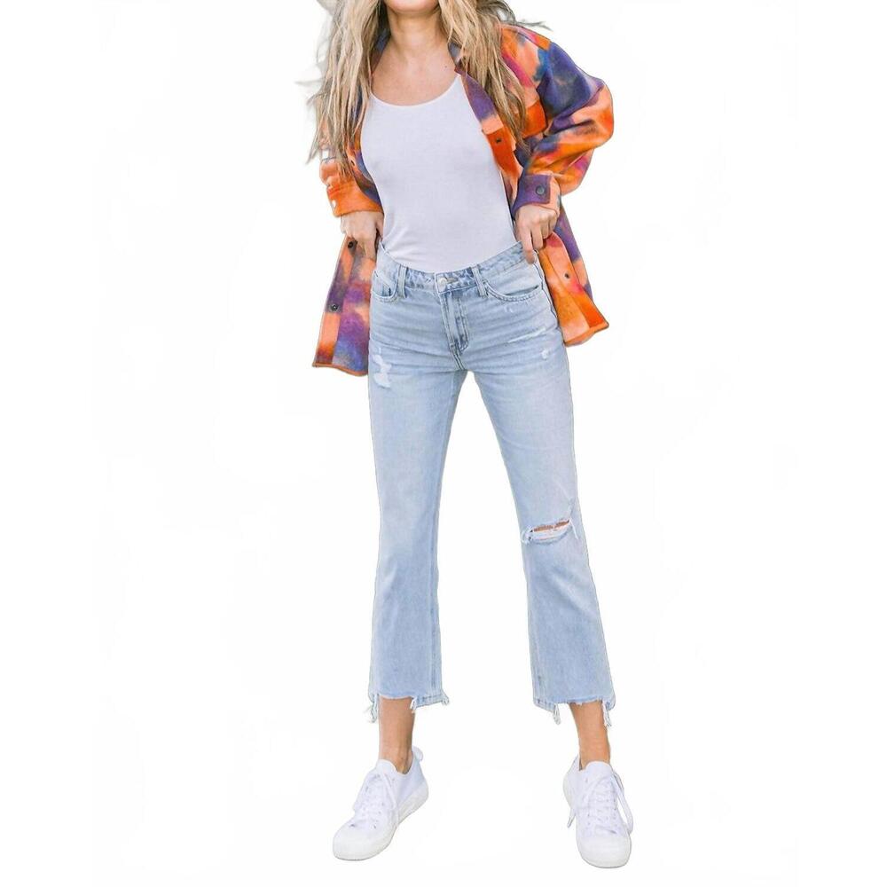 NEW VERVET BY FLYING MONKEY one love jeans in blue